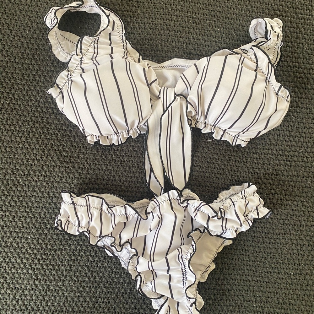 Striped bikini